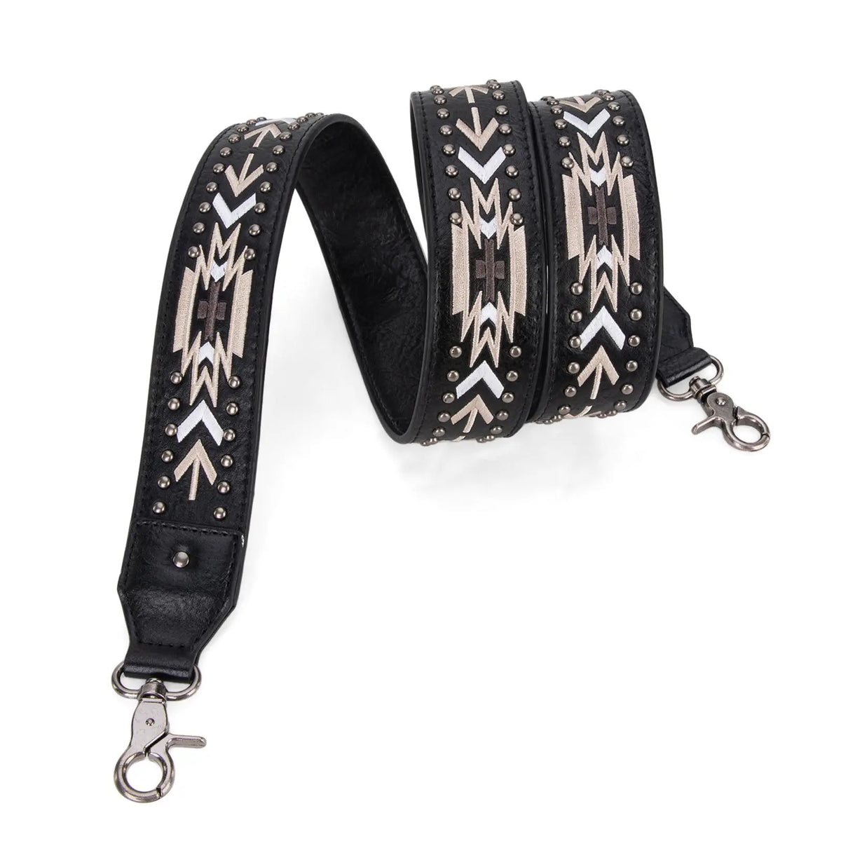 Wrangler Crossbody Bag for Women Boho Aztec Small Multi Pocket Crossover Purse