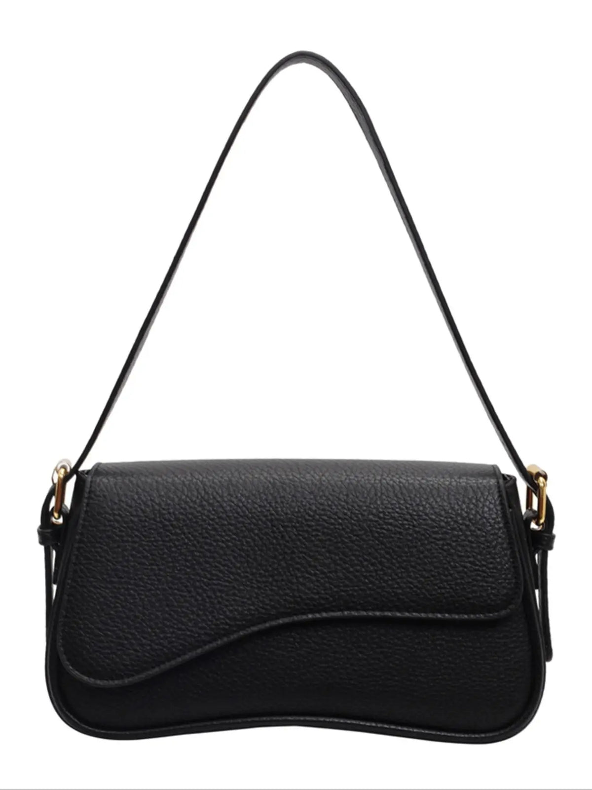 26 Spring/Summer Women's Saddle Bag, Daily Shoulder Bag and Crossbody Bag, Elegant Magnetic Sealed Saddle Bag, Suitable for Daily Use, Party Attendance